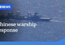 Defence Minister tells Australians to ‘take a deep breath’ over Chinese warships | ABC NEWS