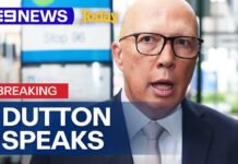 Opposition Leader speaks as election campaign tours kick off | 9 News Australia